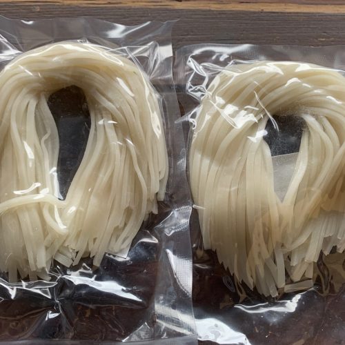 熊本県産の自然栽培で育てたお米でつくったグルテンフリーの米麺（中細タイプ）